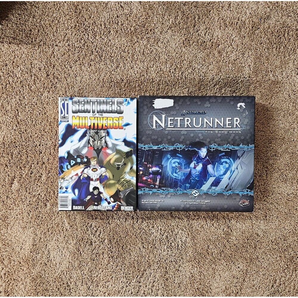 Android Netrunner Lcg Core Set 1st Edition + Sentinel Of Multiverse